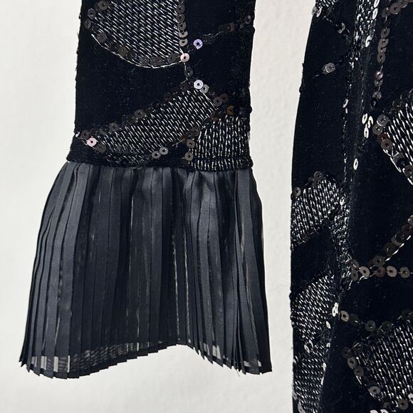 Rotate Birger Christensen Miki Sequin Mini Dress 4 Party Celebration Whimsigoth - Picture 12 of 16